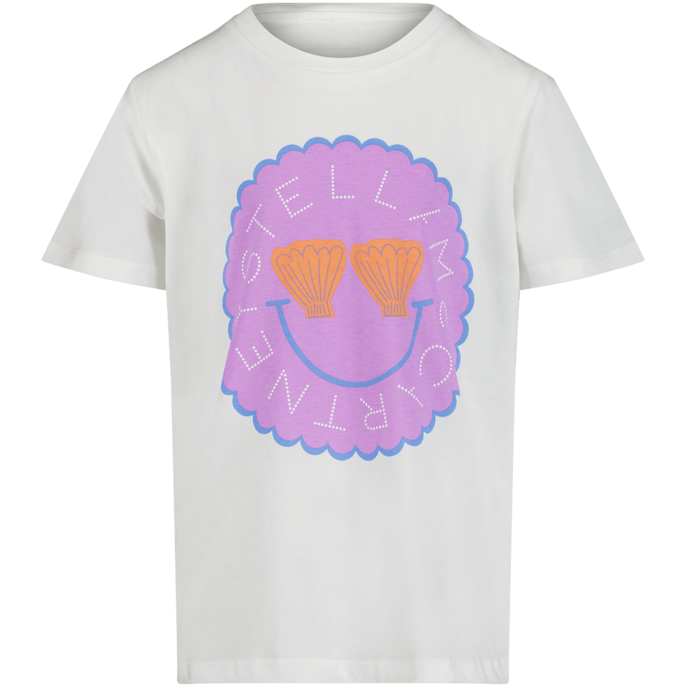 Stella McCartney Kinder Meisjes T-Shirt Wit 4Y