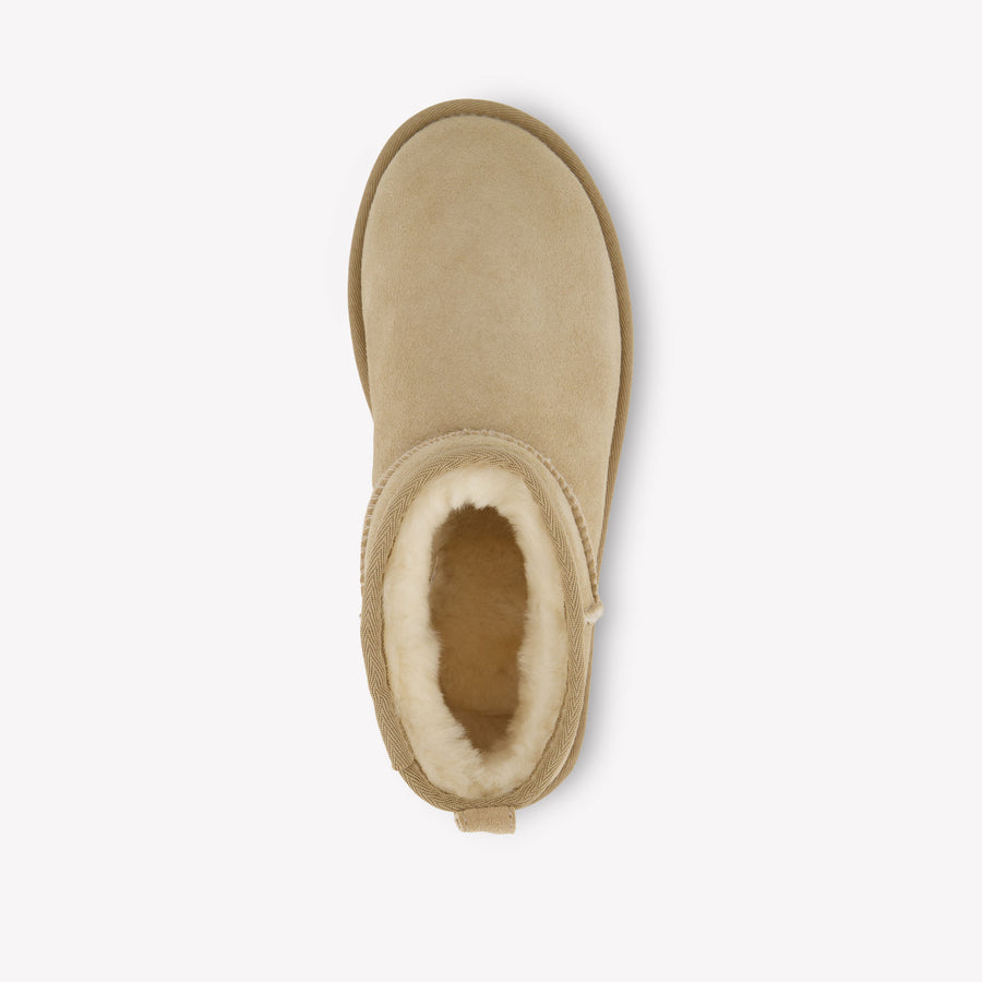 UGG Ultra Mini Kids Unisex Boots In Sand