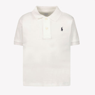 Ralph Lauren Baby Jongens Polo In Wit