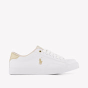 Ralph Lauren TERÓN V Chicas Zapatillas en Blanco