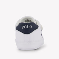Ralph Lauren TERONE Bambino Ragazzi Scarpe da ginnastica dentro Bianco