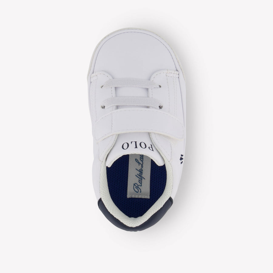 Ralph Lauren TERONE Bambino Ragazzi Scarpe da ginnastica dentro Bianco
