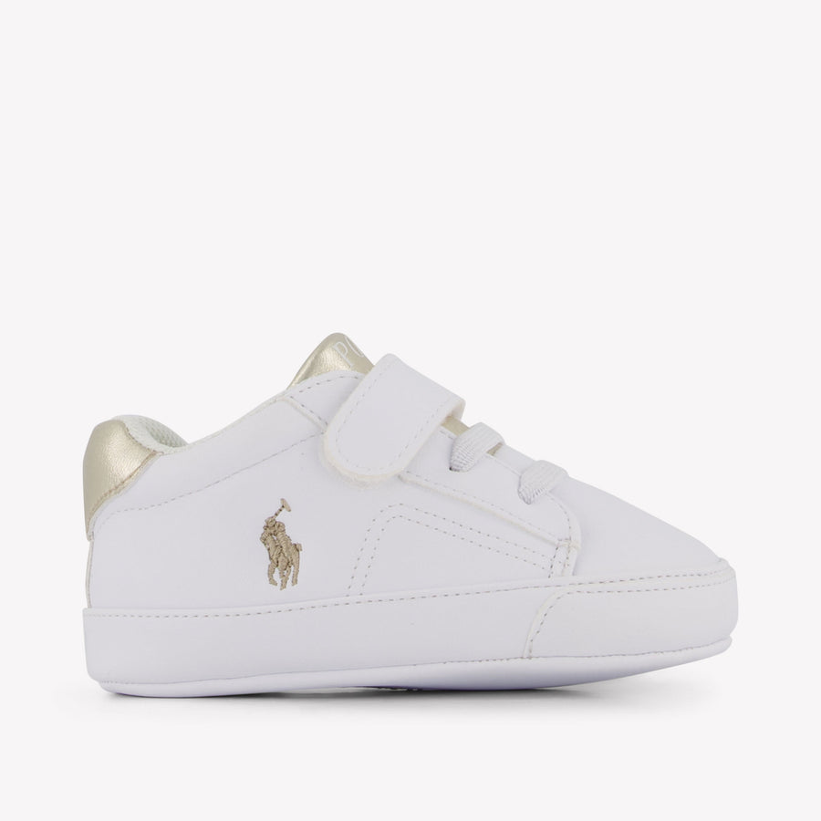 Ralph Lauren TERONE Bambino Ragazzi Scarpe da ginnastica dentro Bianco