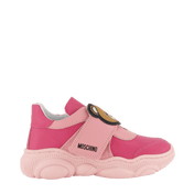 Moschino barnflickor sneakers rosa