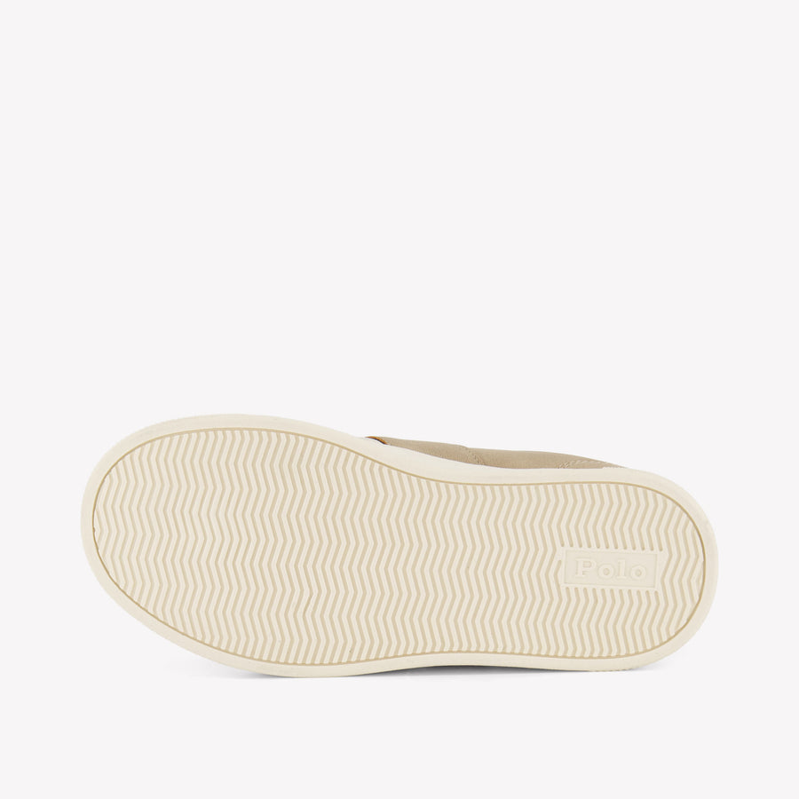 Ralph Lauren Garçons Baskets dans Beige
