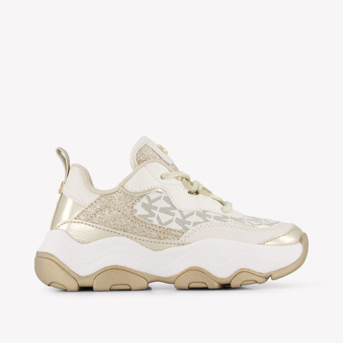 Michael Kors Atlas Filles Baskets dans Or