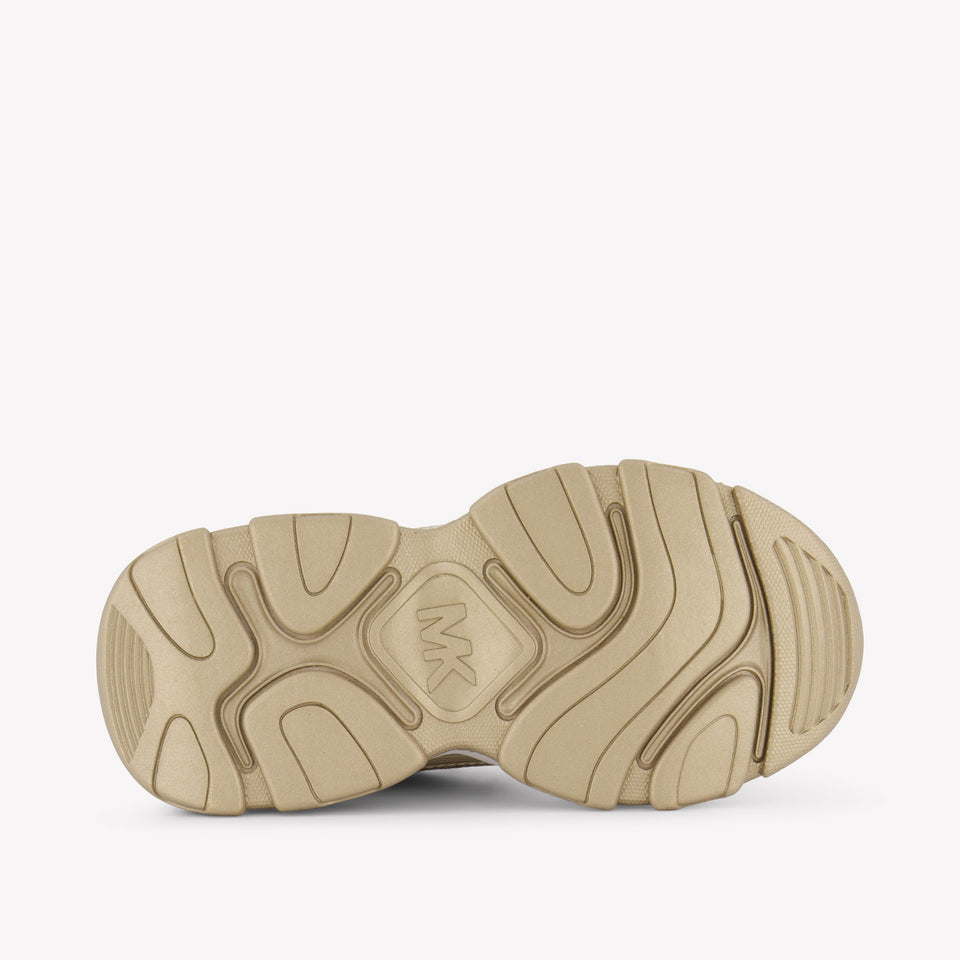 Michael Kors Atlas Filles Baskets dans Or