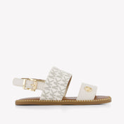 Michael Kors HUNTER MAXSON II Girls Sandals In OffWhite