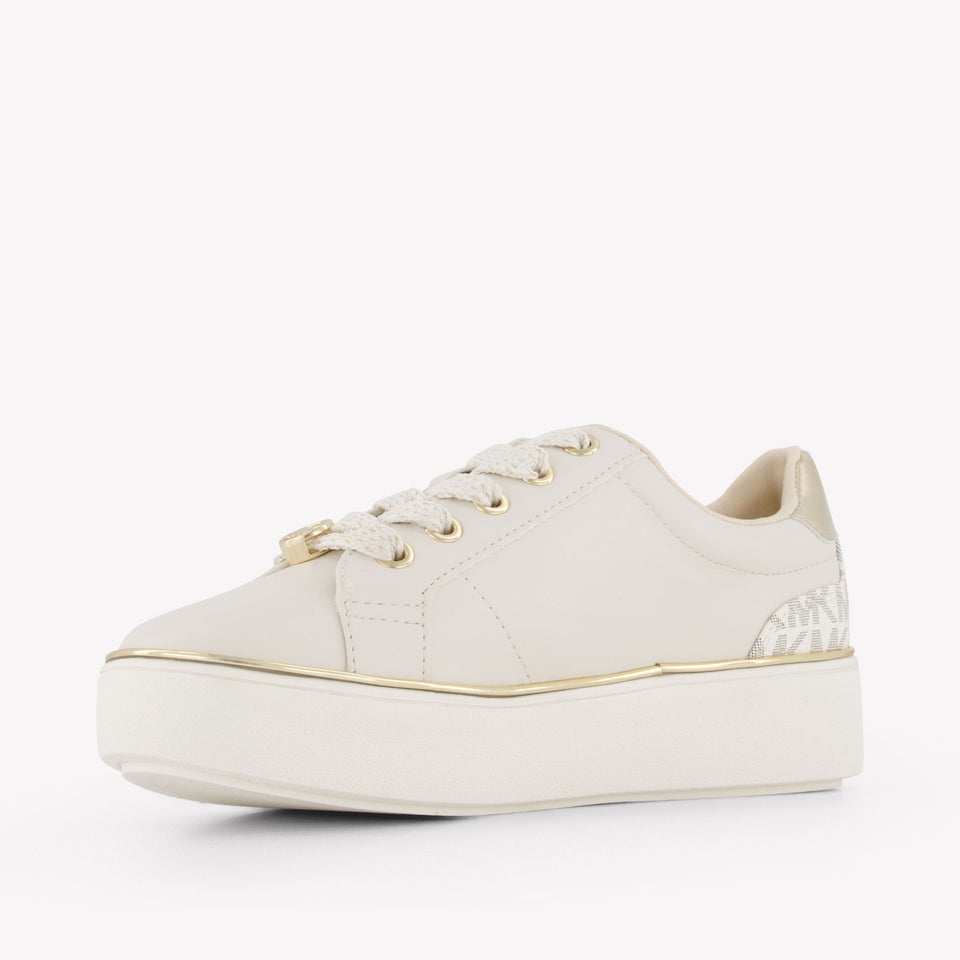 Michael Kors JORDANA FINN Meisjes Slippers In Off White