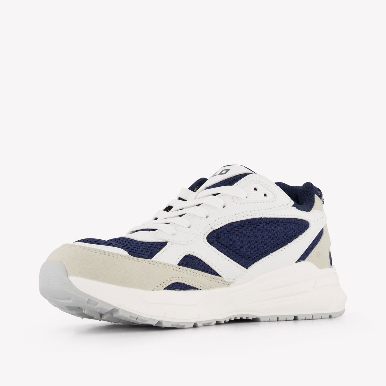 Ralph Lauren Trackster 275 Jongens Sneakers In Wit