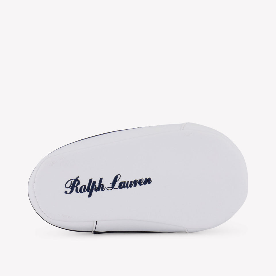 Ralph Lauren ORSO QUILTON Bambino Ragazzi Scarpe da ginnastica dentro Bianco