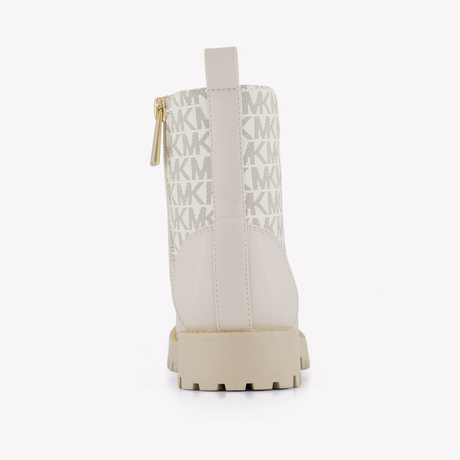 Michael Kors Girls Boots In OffWhite