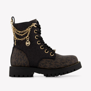 Michael Kors Girls Boots In Brown
