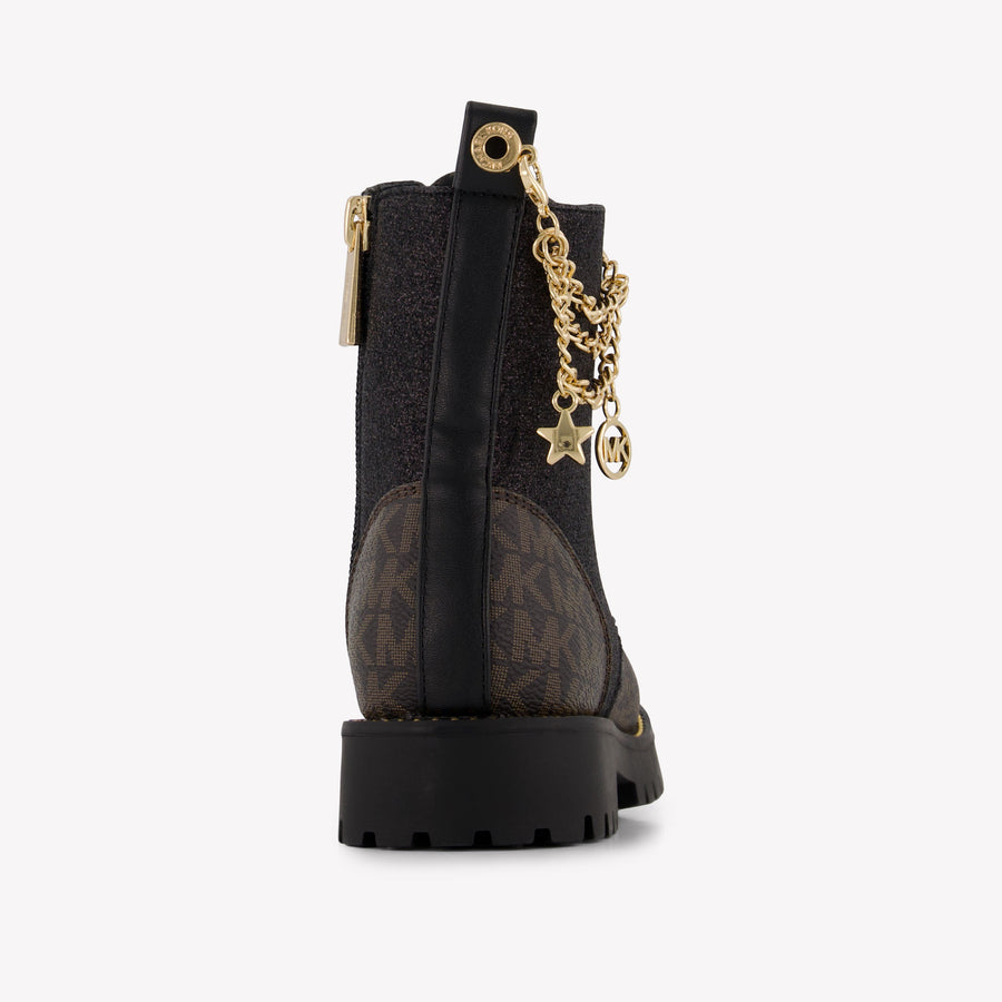 Michael Kors Girls Boots In Brown