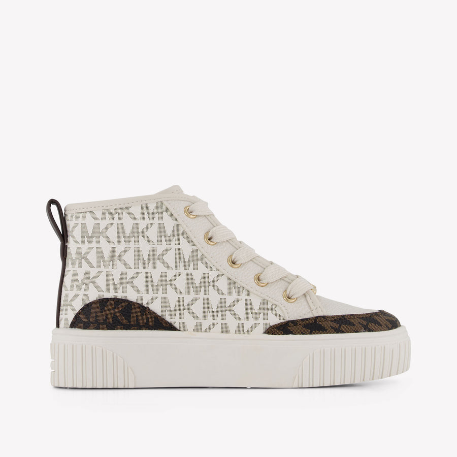 Michael Kors Filles Baskets en blanc cassé