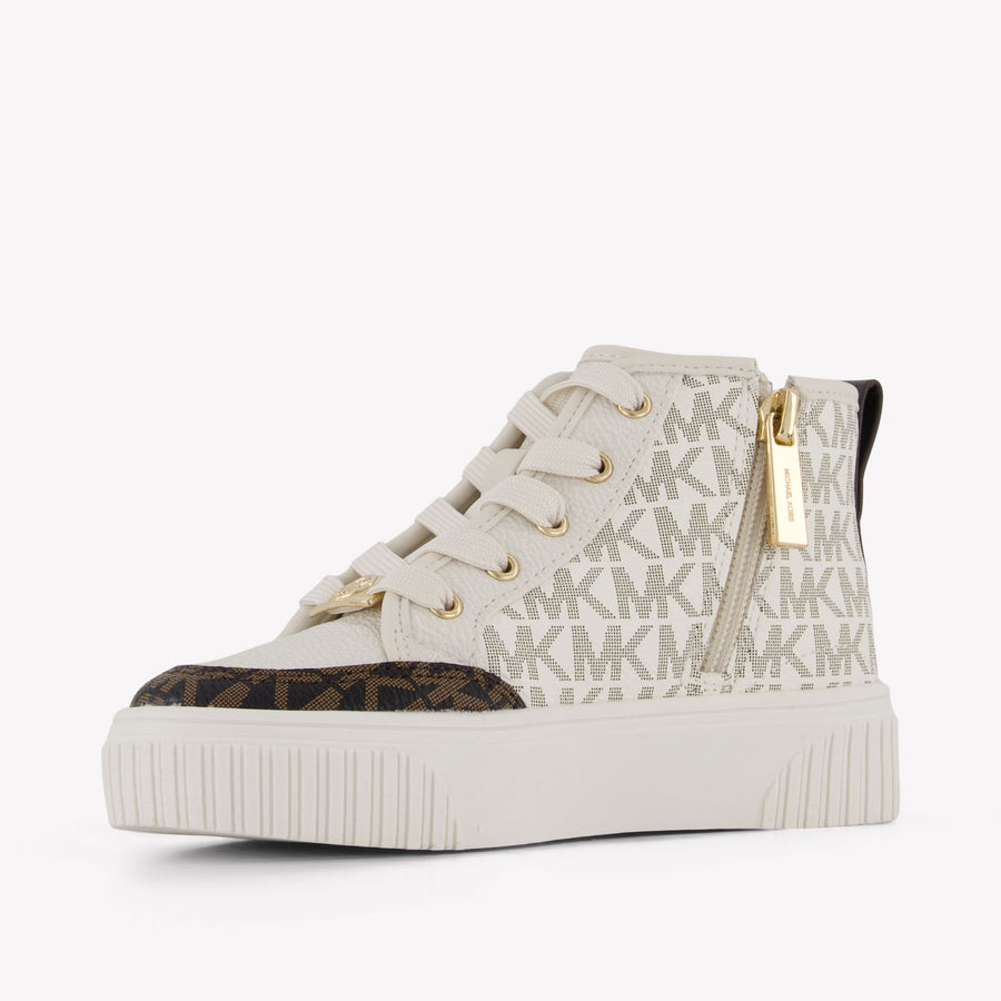 Michael Kors Meisjes Sneakers In Off White