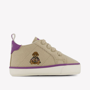 Ralph Lauren Bambino Ragazzi Scarpe da ginnastica dentro Cammello