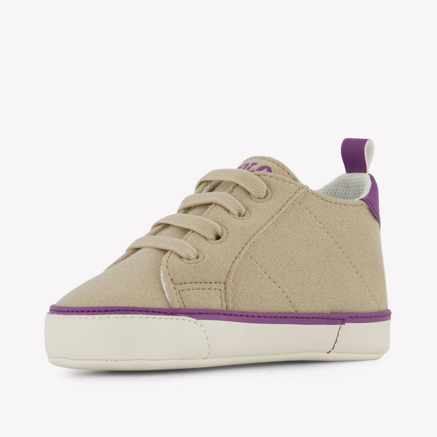 Ralph Lauren Bambino Ragazzi Scarpe da ginnastica dentro Cammello