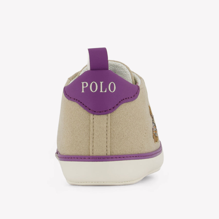 Ralph Lauren Bambino Ragazzi Scarpe da ginnastica dentro Cammello