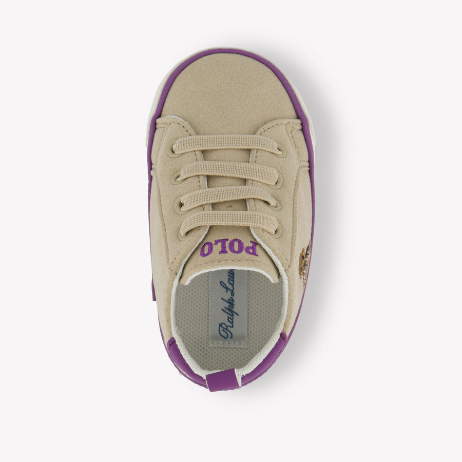 Ralph Lauren Bambino Ragazzi Scarpe da ginnastica dentro Cammello