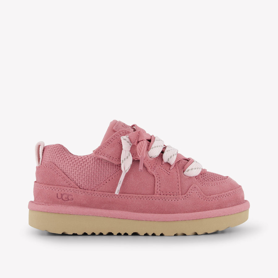 UGG Lowmel Kinder Meisjes Sneakers In Licht Roze