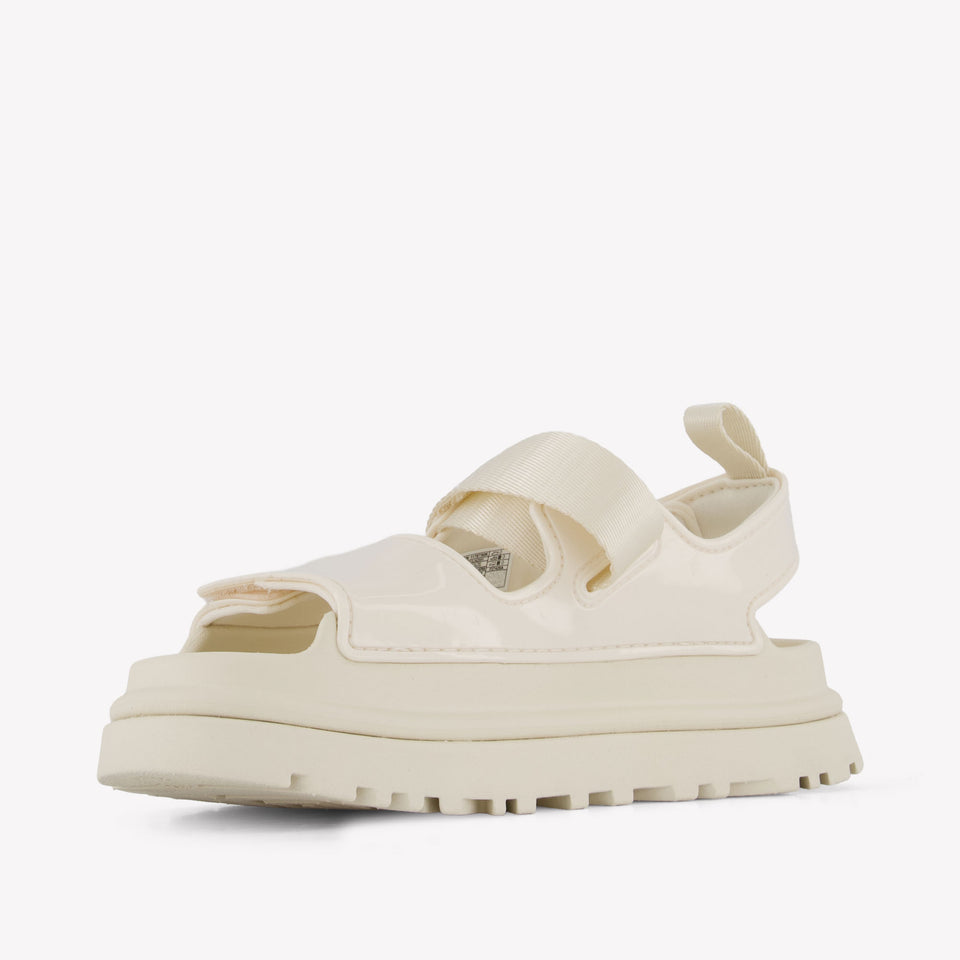 UGG Chicas Sandalias en Blanco Roto
