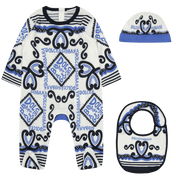 Dolce & Gabbana Baby Boys box oblek světle modrý