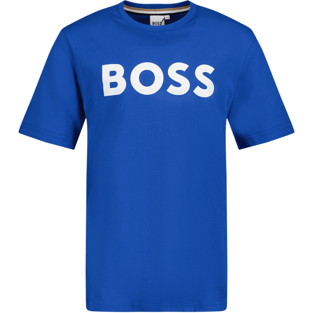 Boss Kinder Jongens T-Shirt Cobalt Blauw 4Y