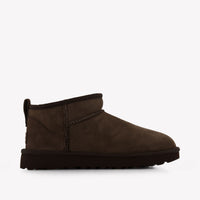 UGG Ultra Mini Unisex Kids Boots in Dark Brown
