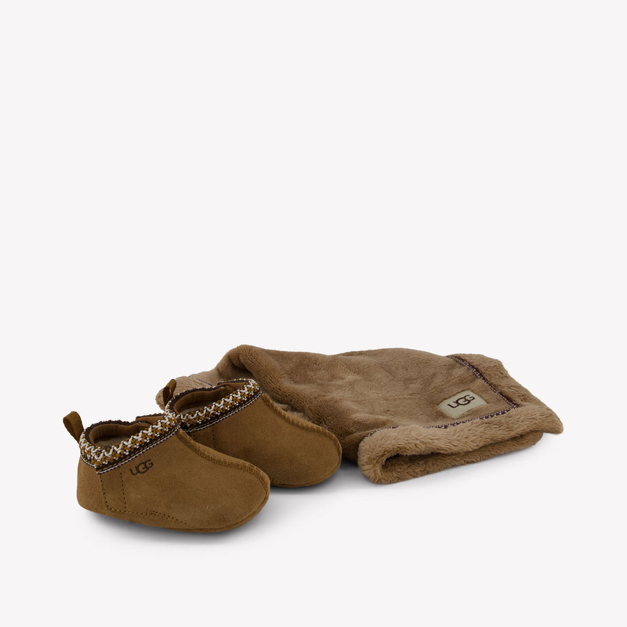 UGG Tasman & Lovey Baby Unisex Schuhe in Camel
