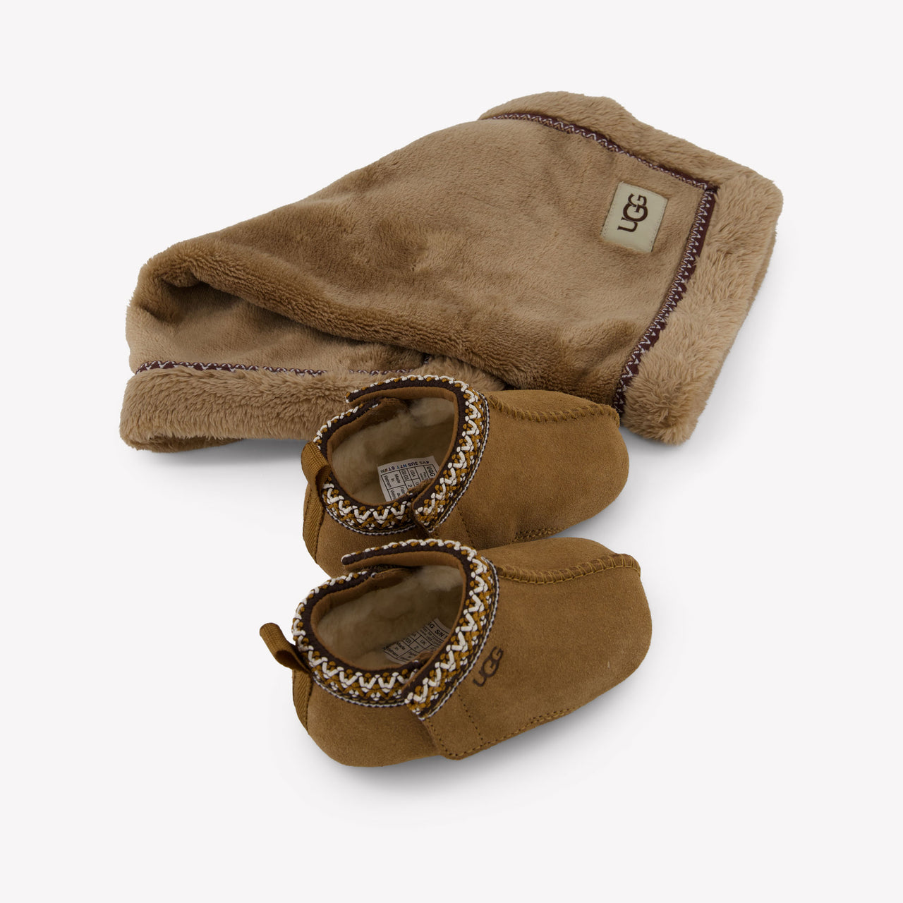 UGG Tasman & Lovey Baby Unisex Schuhe in Camel