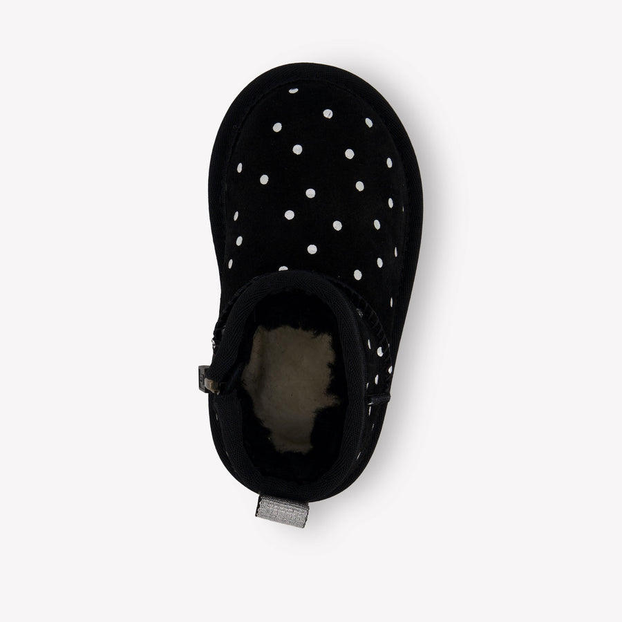 UGG Classic Ultra Mini Shiny Dots Mädchen Stiefel in Schwarz