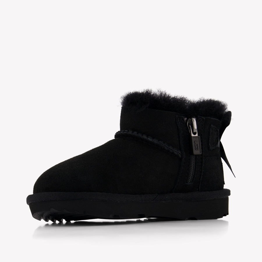 UGG Lazo Ultra Mini Bailey Infantil Chicas Botas adentro Negro