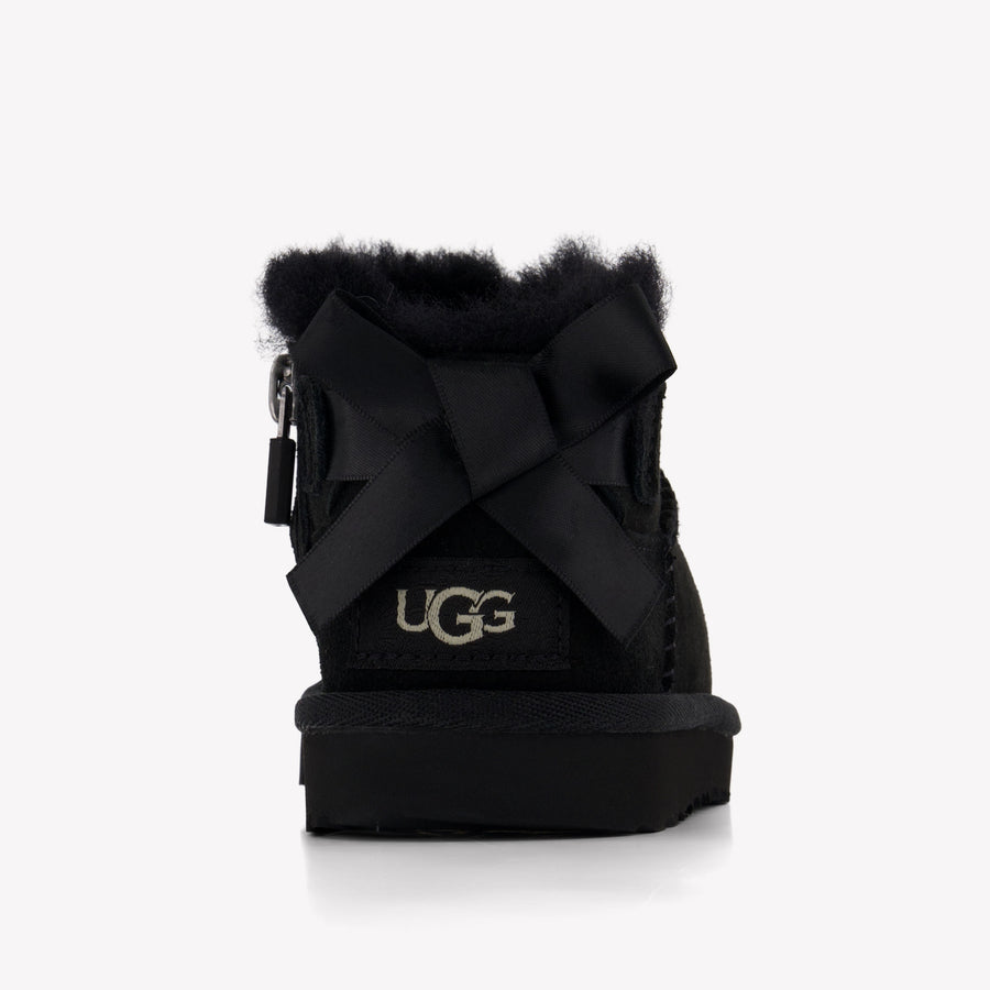 UGG Lazo Ultra Mini Bailey Infantil Chicas Botas adentro Negro