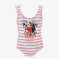 MonnaLisa Kids Girls Swimwear In Pink