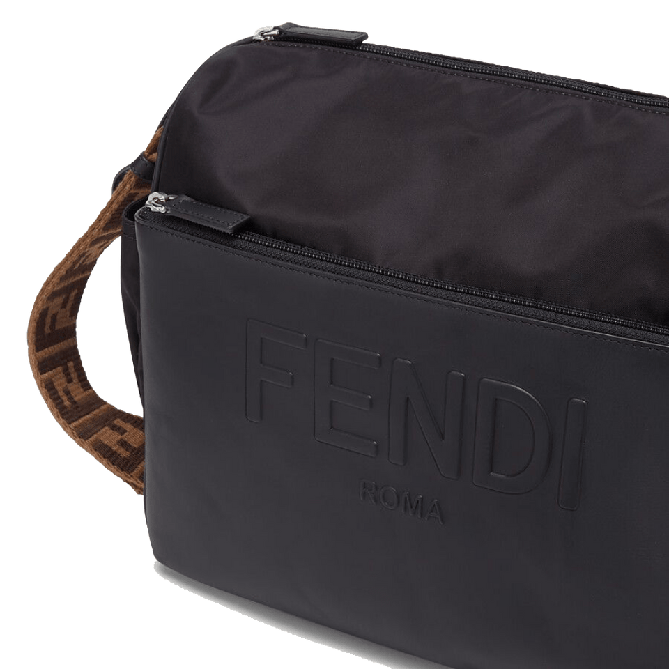 Fendi Baby Unisex Diaper Bag Black