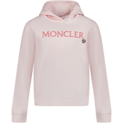 Moncler Children's Girls suéter rosa claro