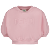 Fendi Children's Girls Sweater Light Pink