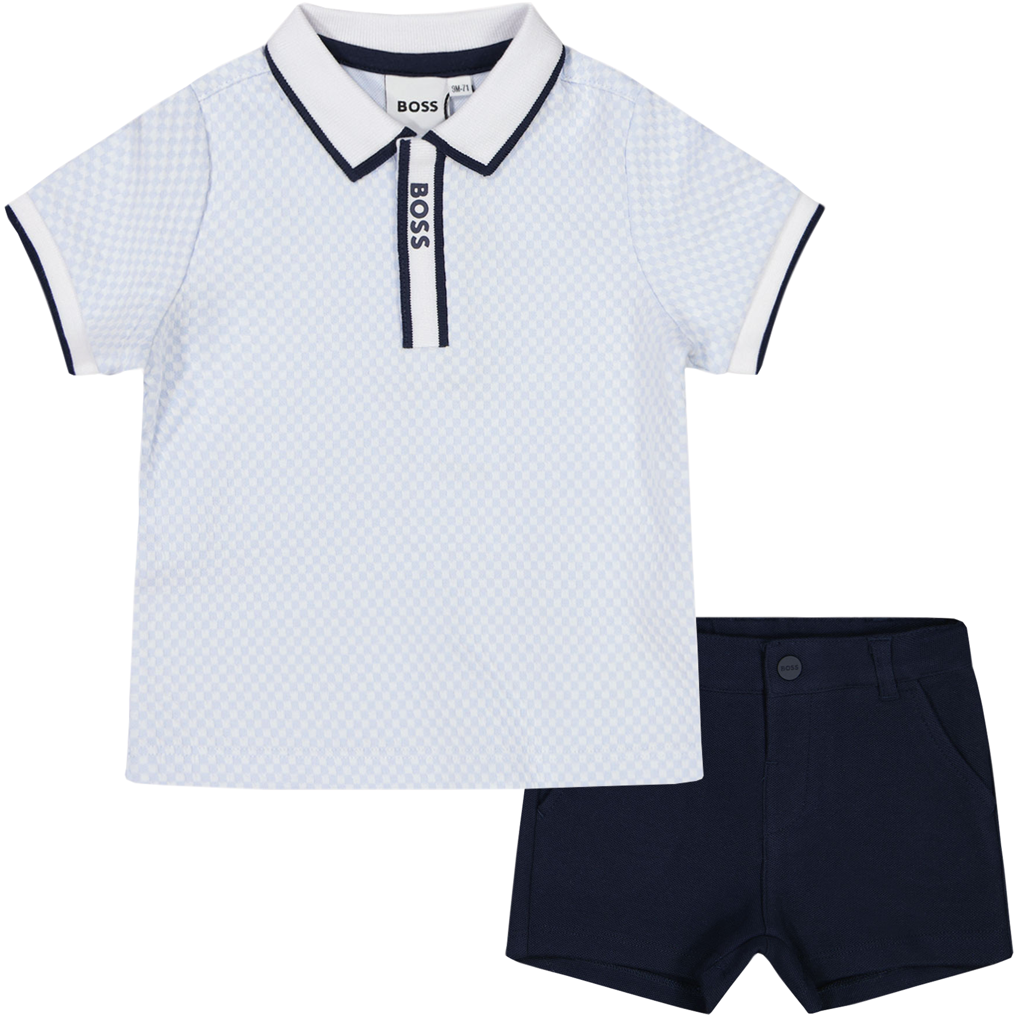 Boss Baby Jongens Setje In Licht Blauw