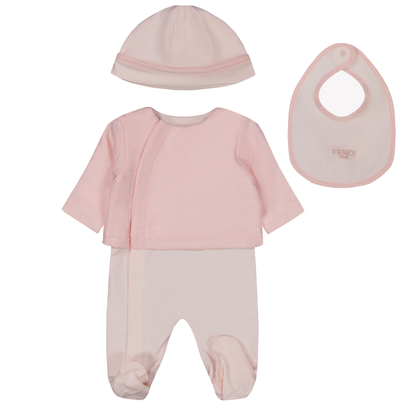 Fendi Baby Mädchen Boxanzug Hellrosa
