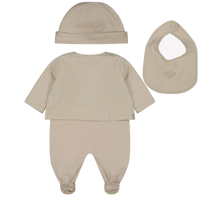 Fendi Bebé Unisex Traje de caja Beige