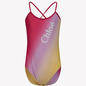 Chloe Children's Girls Swimwear Fuchsia