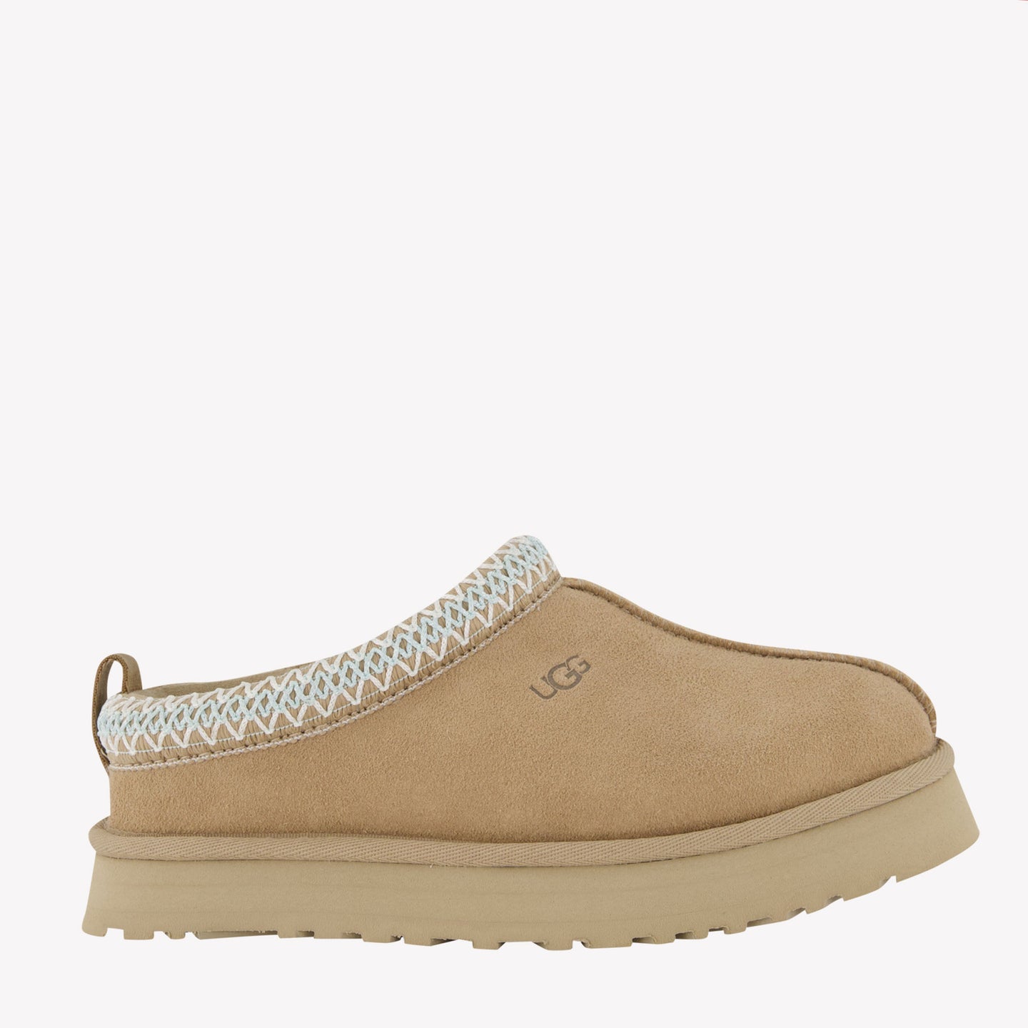 UGG Filles Pantoufles Beige Clair