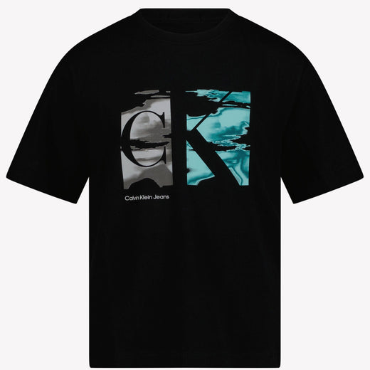 Calvin Klein Pojkar t-shirt svart