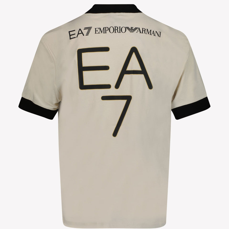 EA7 Kinder Jongens T-Shirt Beige