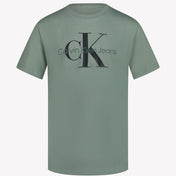 T-shirt Calvin Klein unisex zielony
