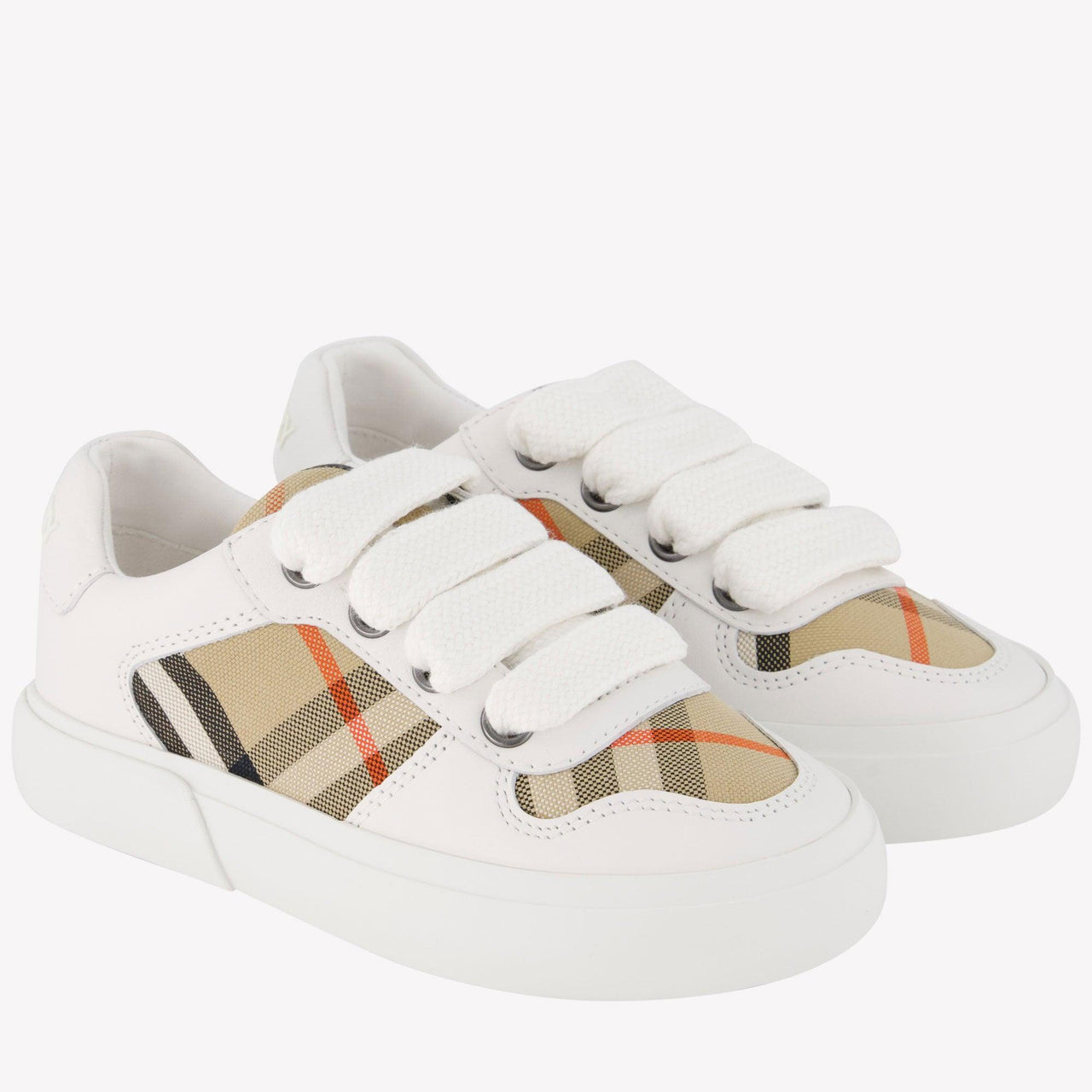 Burberry Noé Unisexe Baskets Blanc