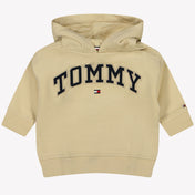 Tommy Hilfiger babygutter genser beige
