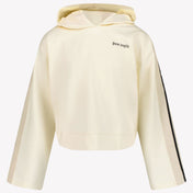 Palm Angels Filles Ecru de pull