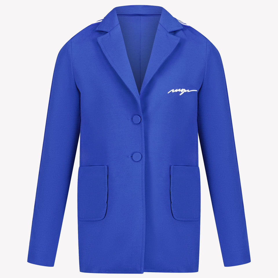 MSGM Filles Veste Bleu Cobalt